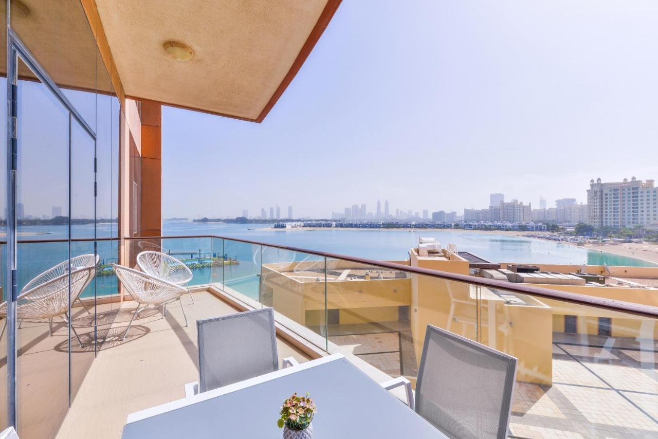 Ferienwohnung Tiara - Luxury Palm Jumeirah - Private Beach And Pool! Dubai Exterior foto